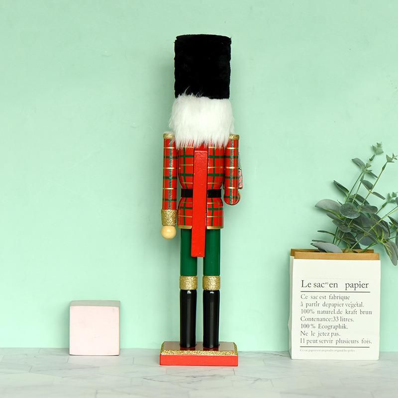 Wholesale 50cm Red and Green Wooden Christmas Nutcracker