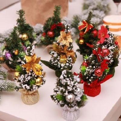 Holiday Gift Desk Decoration Ornaments Mini Christmas Tree Crafts