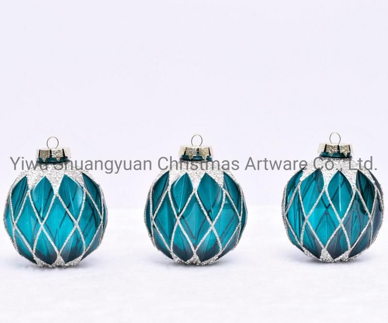 New Design Christmas Ball for Holiday Wedding Party Decoration Supplies Hook Ornament Craft Gifts