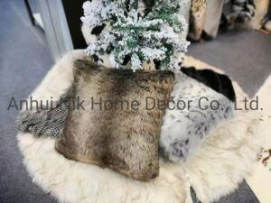 Fake Fur White Christmas Skirt