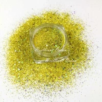 Mixed Colors and Sizes Glitter Powder for Nail and Handicraft
