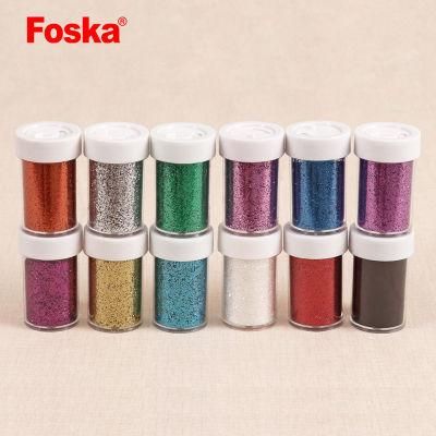 Foska Bottle Packing Bulk Colorful Cosmetic Glitter Powder