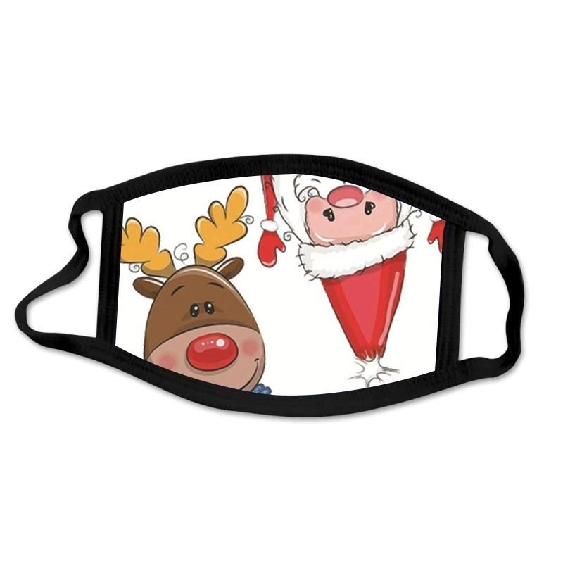 Wholesale Dust Proof Cotton Reusable Washable Christmas Party Masks