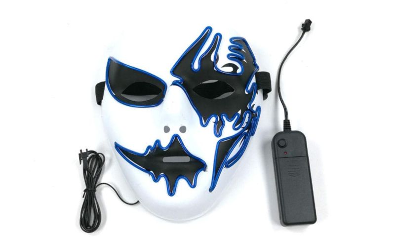 Party LED Ghost Face EL Light up Mask