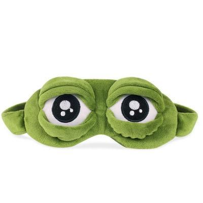 Funny Cartoon Frog 3D Plush Eye Mask