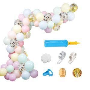Amazon 110PCS Balloon Garland Arched Macaron Balloons Party Background