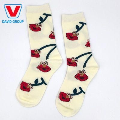 Colourful Cotton Socks Fruit Cute Animal Dress Custom Design Crew Socks