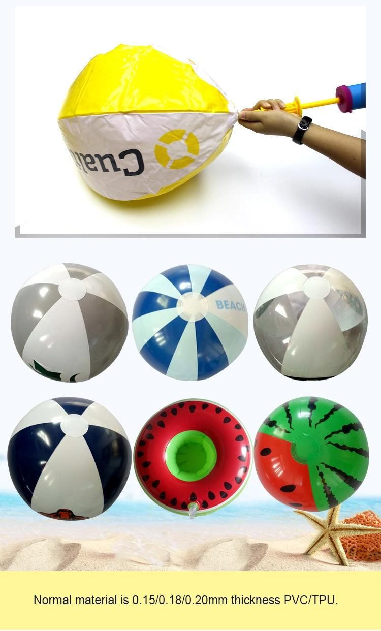 Customized Promotion Inflatable Beach Ball PVC Beach Balls Play on Beach