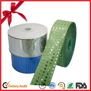 Blue Holographic Ribbon Roll for Decoration