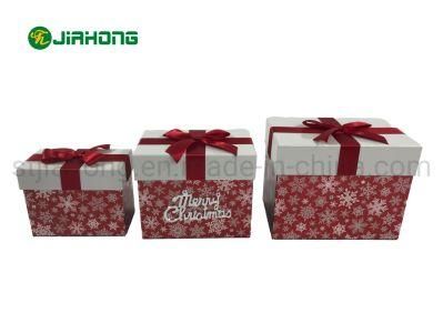 Christmas/Birthday/Wedding/Cosmetic/Clothing/Shoe Cardboard Packaging Storage Paper Gift Packaging Box (Sets)