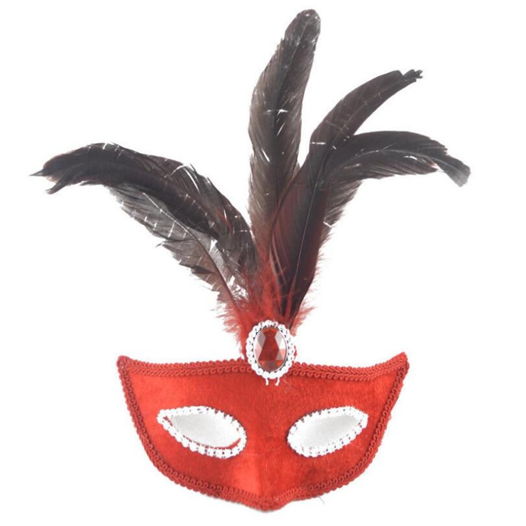 New Red Christmas Masquerade Mask