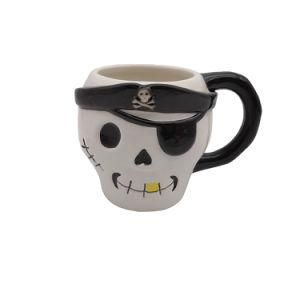 Halloween Skull Ceramic Mug