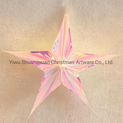 Colorful Pet Star Christmas Decoration Pet Flower Party Ornaments