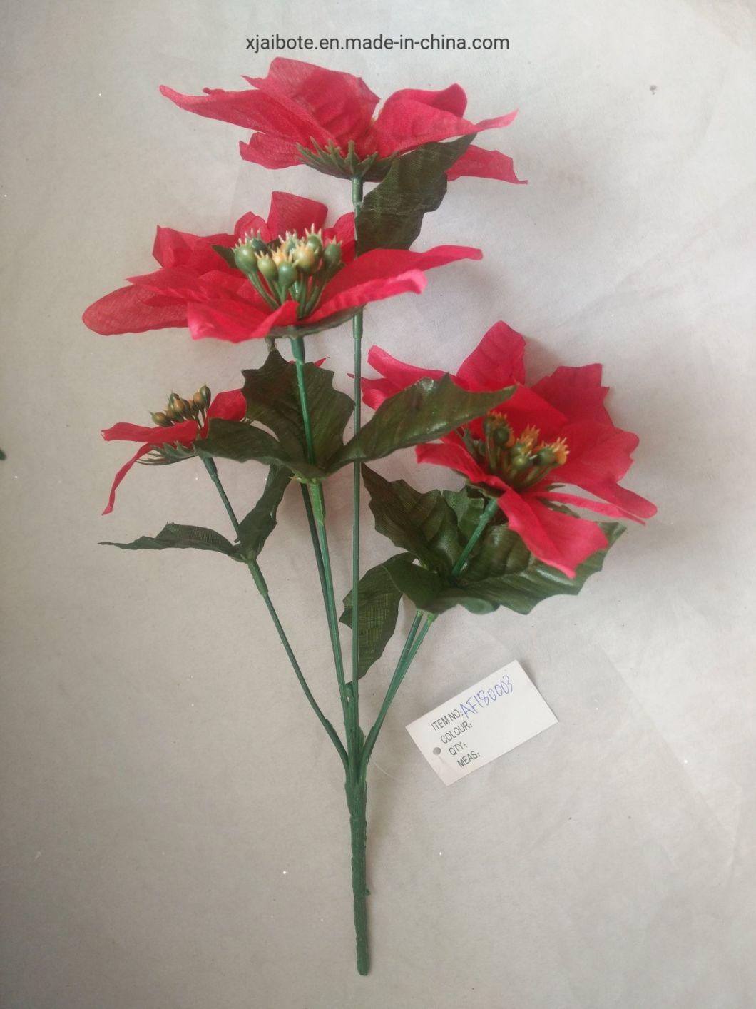 Artificial New Design Artificial Flower for Christmas Decoration