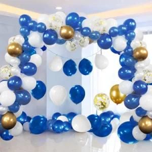 118PCS Navy Blue Balloon Garland Kit Gold Balloon Arch