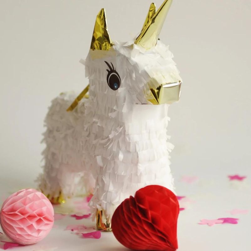 Rainbow Donkey Pinata Kids Children′ S Birthday Party Supplies Party Game Candy Props Beat-Pinata Parties Decoration