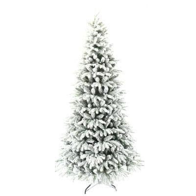 Premium Hinged Artificial Fir Christmas Tree with Foldable Stand Easy Assembly Green Color