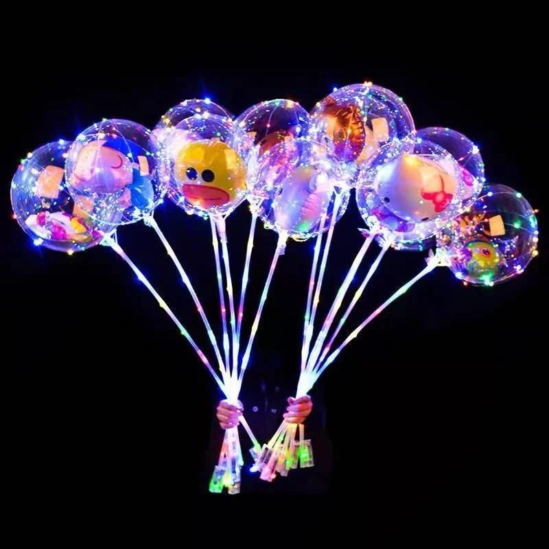 Cartoon Bobo Balloon Light LED Balloon for Christmas Wedding Party