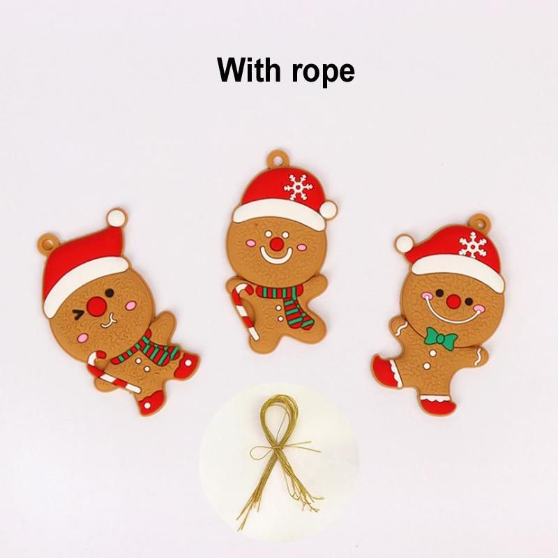 Christmas Tree The Gingerbread Man Ornaments Xmas Festival Hanging Decorations